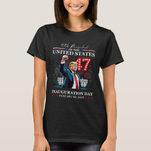 Camiseta Dia de Inauguração 25 47 Presidente dos Estados Do