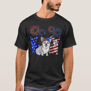 Camiseta Dia de Independência do Cargueiro do Bandeira Amer