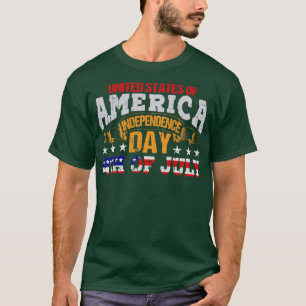 CAMISETA DIA DE INDEPENDÊNCIA DO ESTADO UNIDO DA AMÉRICA