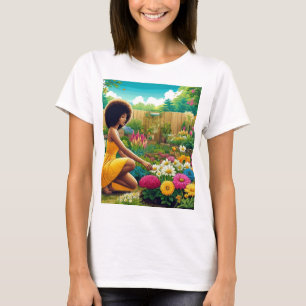 Camiseta Dia de Jardinagem Joyful