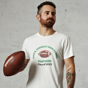 Camiseta Dia de Jogo de Futebol da Escola de Ensino Médio V