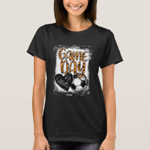 Camiseta Dia de Jogo de Futebol Feminino Estampa de Leopard