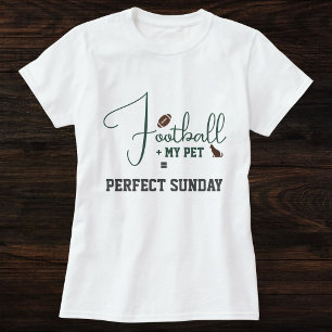 Camiseta Dia de Jogo de Futebol Script da Mamãe Gata Verde