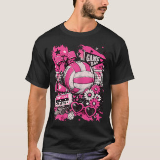 Camiseta Dia de Jogo de Volei Mãe de Volei Feminino