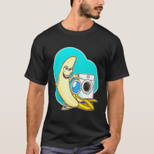 Camiseta Dia de Lavagem de Roupa de Banana Descascada