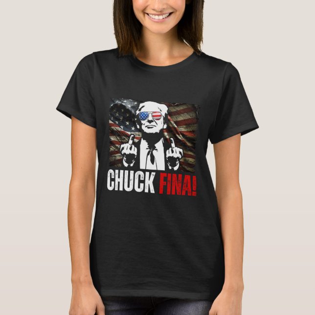 Camiseta Dia de Libertação Comercial do Chuck Fina, comprar (Frente)