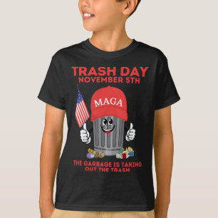 Camiseta Dia de Lixo do Trump Lixo Novembro 5 Lixo Leva