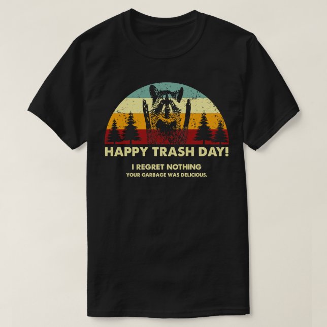 Camiseta Dia de Lixo Retroativo (Frente do Design)