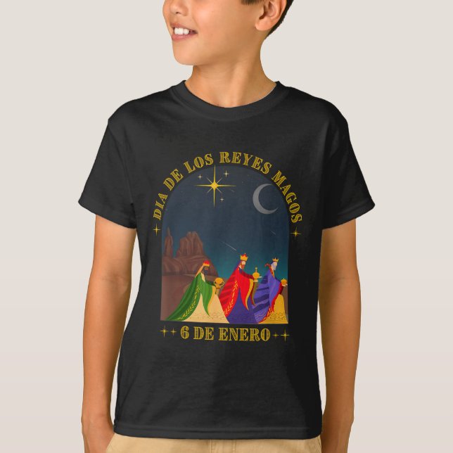 Camiseta Dia De Los Es Magos 6 De Enero Ephany  (Frente)