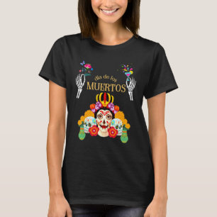 Camiseta Dia de los mortos dia dos mortos caveiras pendurad