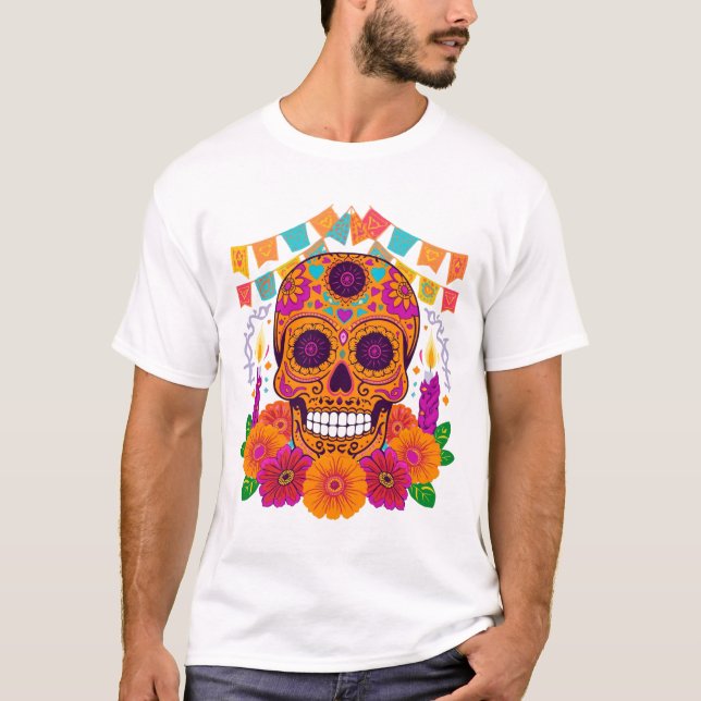 Camiseta Dia de los Muertos (Frente)