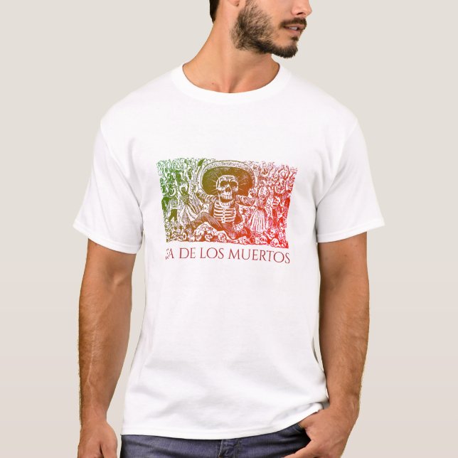 Camiseta Dia De Los Muertos (Frente)