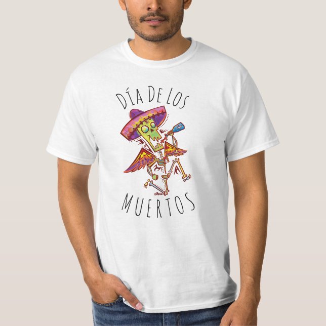 Camiseta Día de los muertos (Frente)
