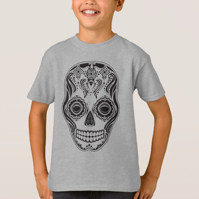 Camiseta Dia de los Muertos Aquela Rapariga Skull (Frente)