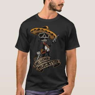 Camiseta Dia De Los Muertos Dia dos Mortos Esqueleto