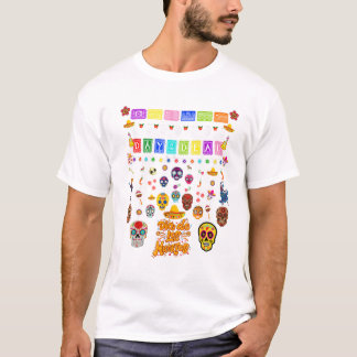 Camiseta Dia De Los Muertos Dia Engraçado