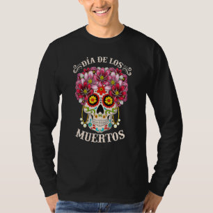 Camiseta Dia De Los Muertos Do Céu Morto Figurino H