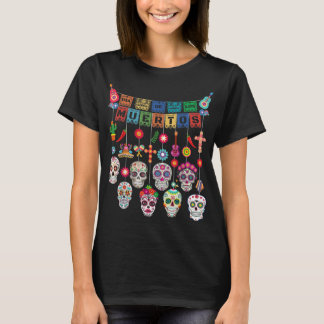 Camiseta Dia de Los Muertos Engraçado Dia dos Mortos