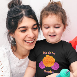 Camiseta Día de los Muertos Marigold Trio