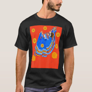 Camiseta Dia de los muertos para o dia das mulheres mortas