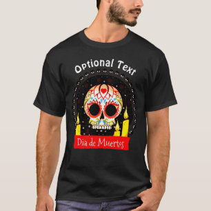 Camiseta Dia de los Muertos Sugar Skull Halloween