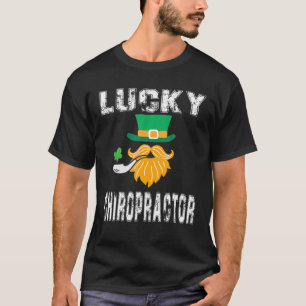 Camiseta Dia de Lucky Chiropractor Leprechaun Saint Patrick