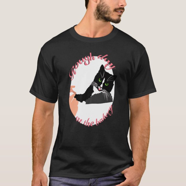 Camiseta Dia De Massa Na Padaria (Fundo Branco) (Frente)