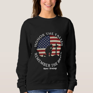 Camiseta Dia de Memória Patriótica Honrar os Caídos de Joel