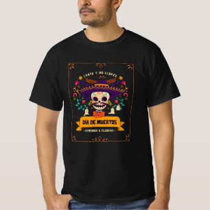 Camiseta Dia de muertos - dia do crânio dos mortos