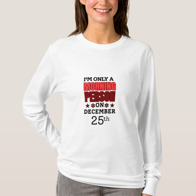 Camiseta Dia de Natal (Frente)