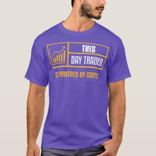 Camiseta Dia de Negociação Café Investimento de Ações Finan