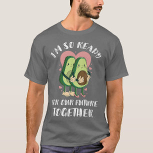Camiseta Dia de os namorados Adorável Avocado Estou Tão Pro