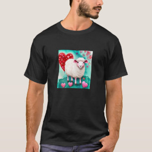 Camiseta Dia de os namorados Amor Coração Cardíaca Namorada