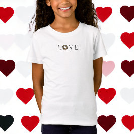 Camiseta Dia de os namorados Amor Rosquinha Chocolate Sprin