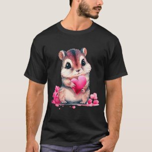 Camiseta Dia de os namorados Animal Beija Hamster