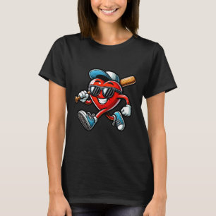 Camiseta Dia de os namorados Baseball Boys Crianças Engraça