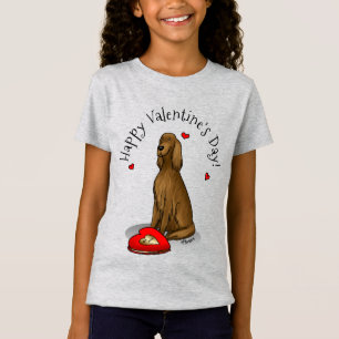 Camiseta Dia de os namorados Be Mine Irish Setter (vermelho