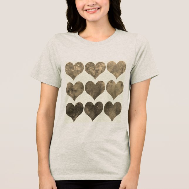 Camiseta Dia de os namorados Bella+Canvas (Frente)
