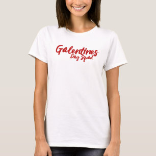 Camiseta Dia de os namorados BFF do Quadrado de Galentines