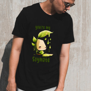 Camiseta Dia de os namorados bonito você é meu companheiro