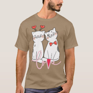CAMISETA DIA DE OS NAMORADOS CAT EU AMO MEU GATINHO
