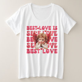 Camiseta Dia de os namorados Cupido Bonito Autoamor