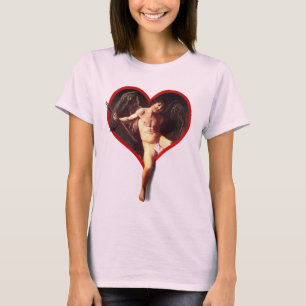Camiseta Dia de os namorados Cupido de Caravaggio