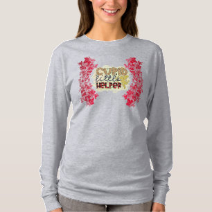 Camiseta Dia de os namorados Cupido de Tendência Longa Capa