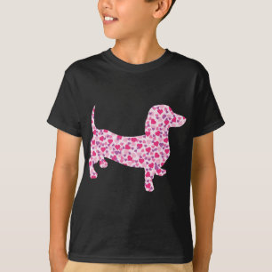 Camiseta Dia de os namorados Dachshund