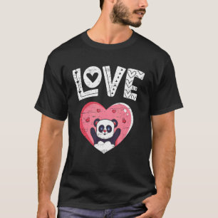 Camiseta Dia de os namorados de amor para uma árvore de bam