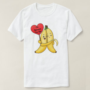 Camiseta Dia de os namorados de Banana Unisex