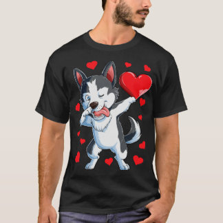Camiseta Dia de os namorados de Cabeças Siberianas