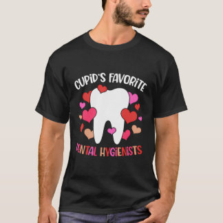 Camiseta Dia de os namorados De Higienistas Dentais Favorit