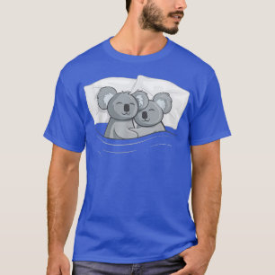 Camiseta Dia de os namorados de Koala Pajama Homens Cou